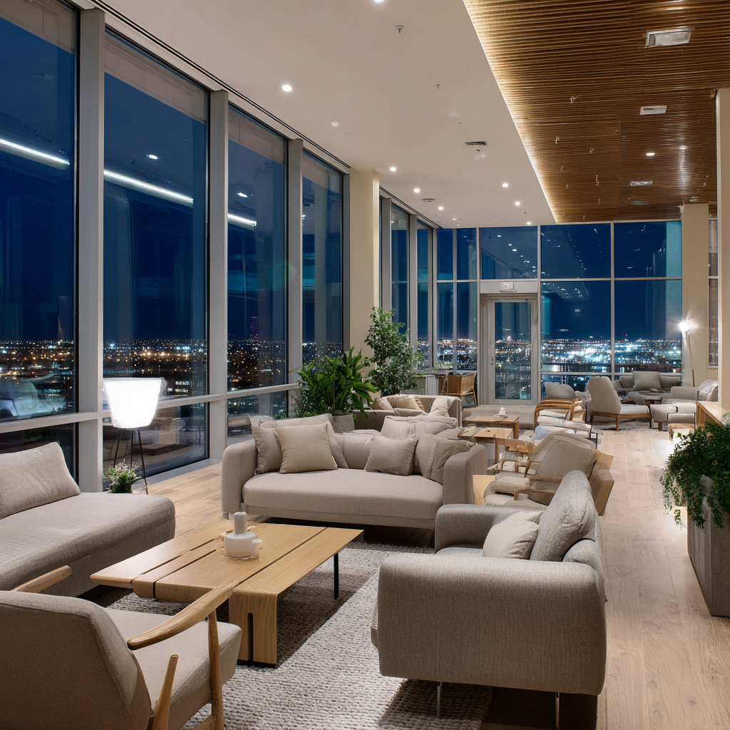 Dining area at LA Serenity Springs treatment facility