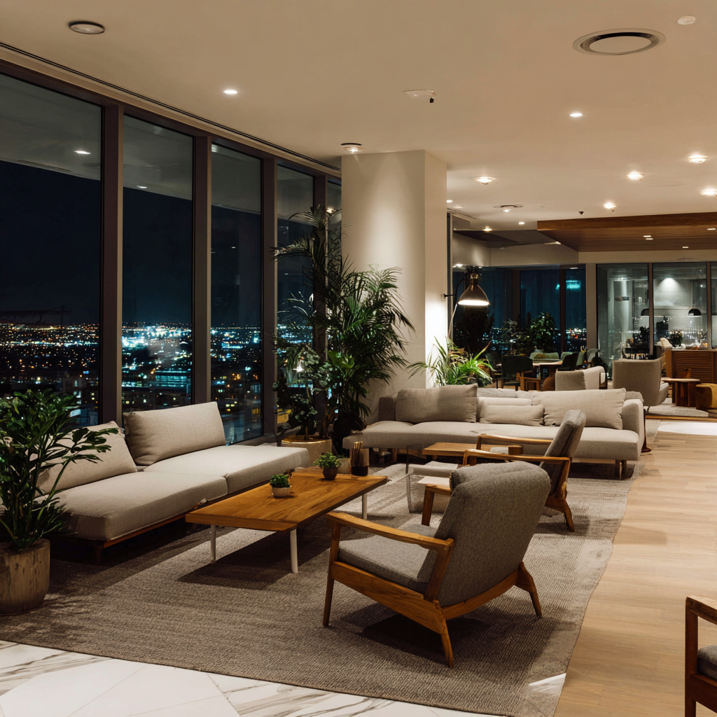 Outdoor space at LA Serenity Springs in Los Angeles