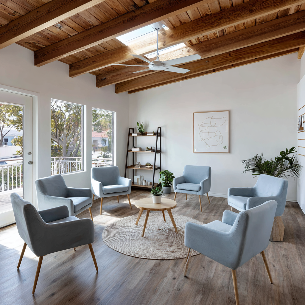 Medical detox room at LA Serenity Springs in Los Angeles